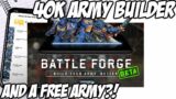 Warhammer 40k App – Battle Forge and a Free Army?!