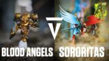 Warhammer 40k Battle Report: Adeptus Sororitas Vs Blood Angels: Las Vegas Nopen 2021 Round 2