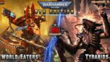 World Eaters vs Tyranids  | Warhammer 40,000 Battle Report