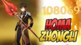 Zhongli Does RIDICULOUS DAMAGE With Staff Of Homa! Genshin Impact
