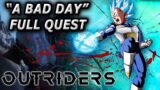 "A Bad Day" FULL Side Quest| Outriders Demo| Technomancher Outriders