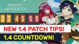 1.4 Maintenance Start & Finish Countdown! 7 MUST DO TIPS! | Genshin Impact
