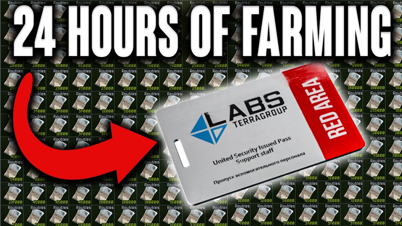 24 Hours Farming The Red Keycard EFT Escape From Tarkov Game videos
