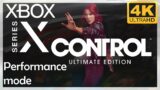 [4K] Control Ultimate Edition / Xbox Series X Gameplay / Performance Mode