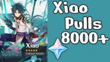 8000+ Primogems Xiao Pulls | Genshin Impact