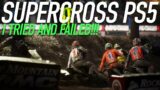 A MOTOGP GAMER TRIES OFFROAD BIKE RACING!! (Supercross 4 PS5 Gameplay)