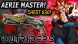 AERIE MASTER DROP! 630+ CHESTS OPENED! Outriders Demo Aerie Shotgun Legendary Chest Drop!