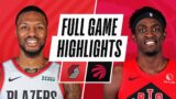 BLAZERS at RAPTORS | FULL GAME HIGHLIGHTS | March 28, 2021
