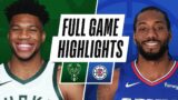 BUCKS at CLIPPERS | FULL GAME HIGHLIGHTS | March 29, 2021