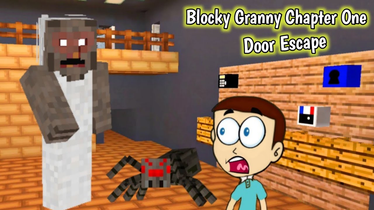 Blocky Granny Chapter One Android Game Shiva And Kanzo Gameplay