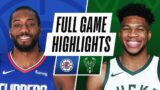 CLIPPERS at BUCKS | FULL GAME HIGHLIGHTS | February 28, 2021
