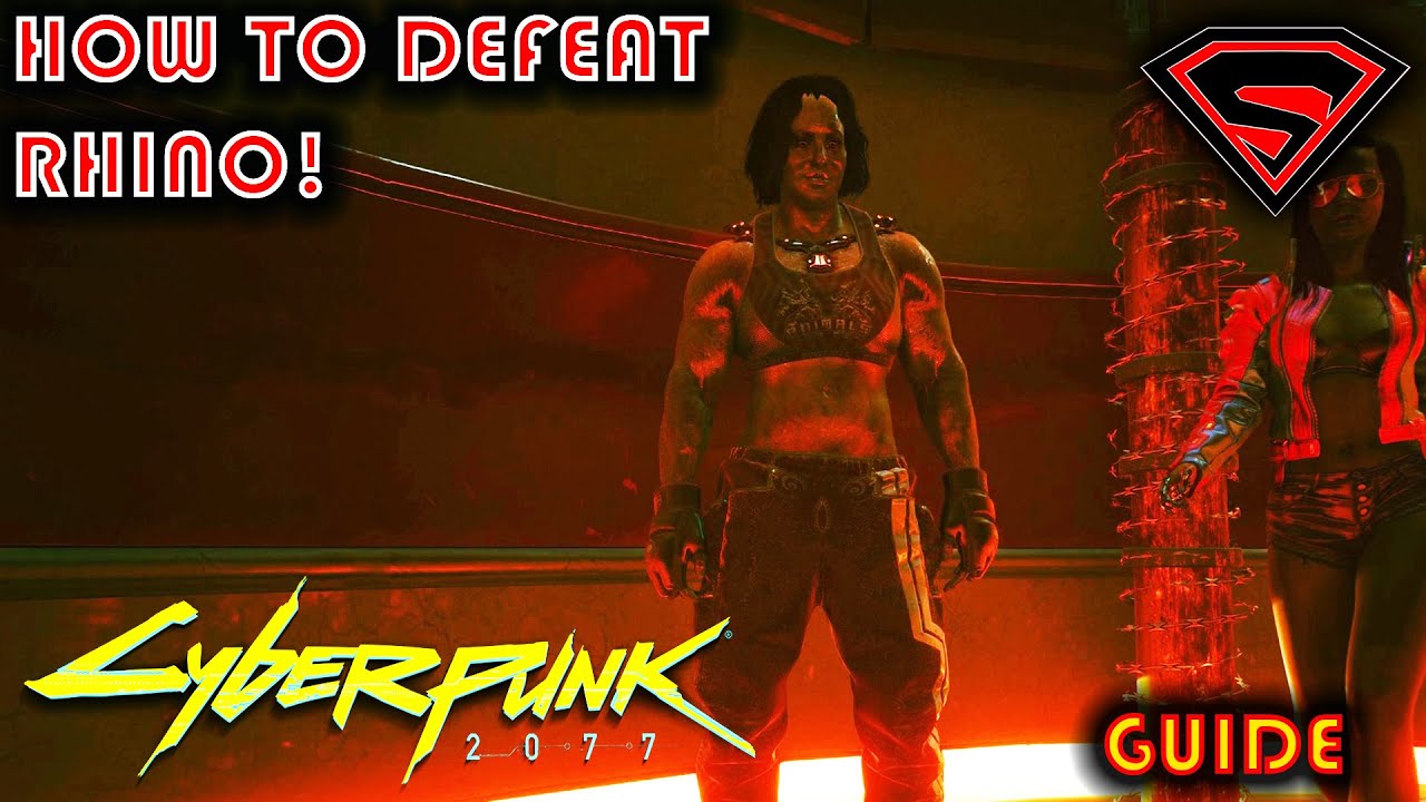 CYBERPUNK 2077 HOW TO DEFEAT RHINO IN BEAT ON THE BRAT