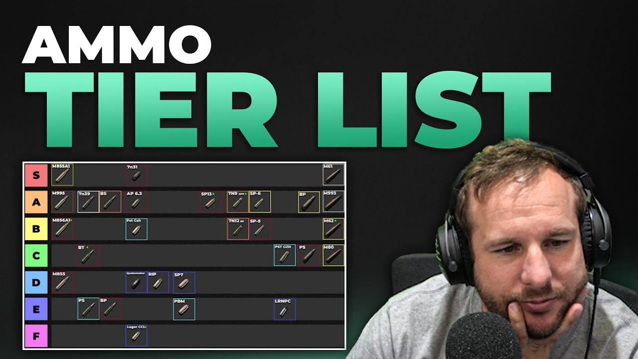 Complete S-F Ammo Tier List - Escape from Tarkov - Game videos