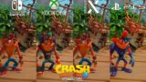 Crash Bandicoot 4: It's About Time Nintendo Switch vs. Xbox One vs. Xbox Series X vs. PlayStation 5