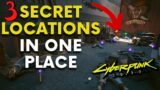 Cyberpunk 2077 – 3 Secret Locations With Loot In One Place!! (Weapons, Grenades & More!)