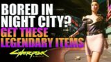 Cyberpunk 2077 Bored In Night City? Get These Legendary Items! (Legendary Clothes) Clothing Location