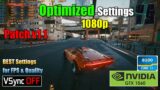 Cyberpunk 2077 GTX 1060 6GB | PATCH v1.1 + OPTIMIZED SETTINGS 1080p BEST Settings for FPS & Quality