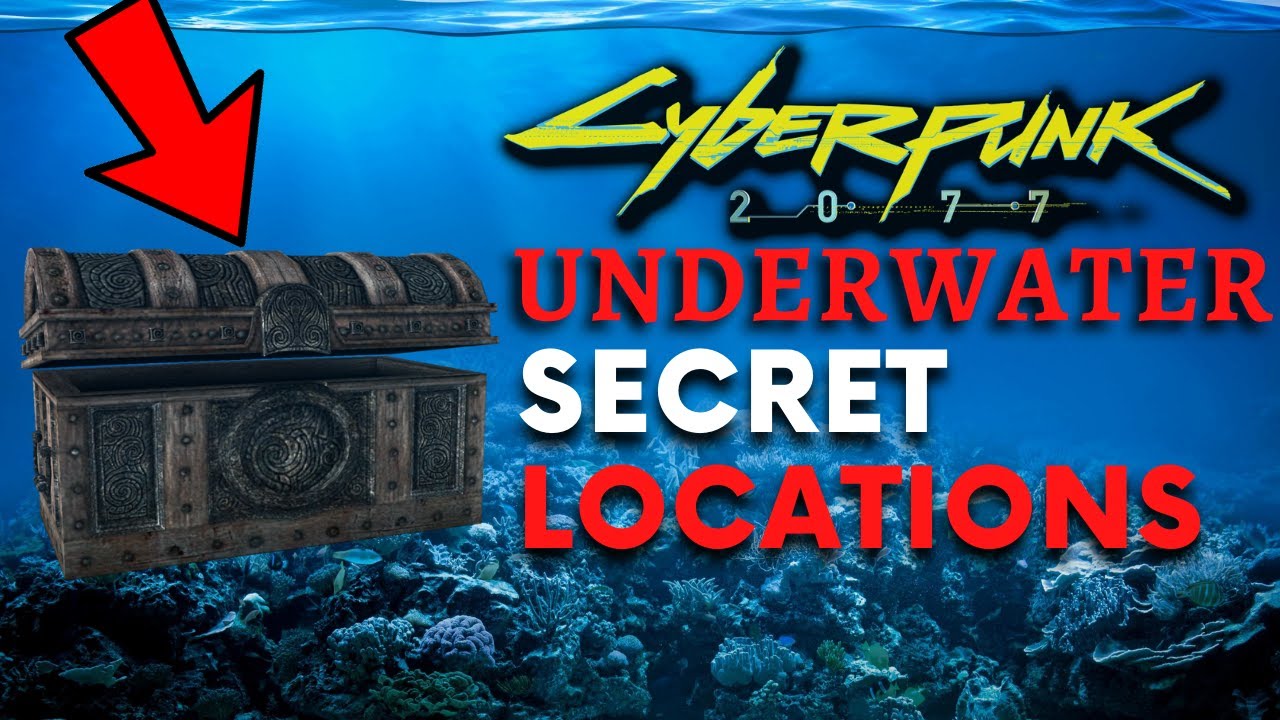Cyberpunk 2077 Underwater SECRET LOCATIONS! (Drowned Loot) Game videos