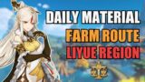 Daily Material Farm Route – Liyue | Genshin Impact