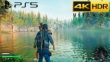 Days Gone (PS5) HDR Free Roam + Hunting Deer (4K 60FPS) Pt.12