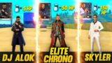 Dj Alok VS Elite Chrono VS Skyler And Many More Character Ability Test  – Garena Free Fire