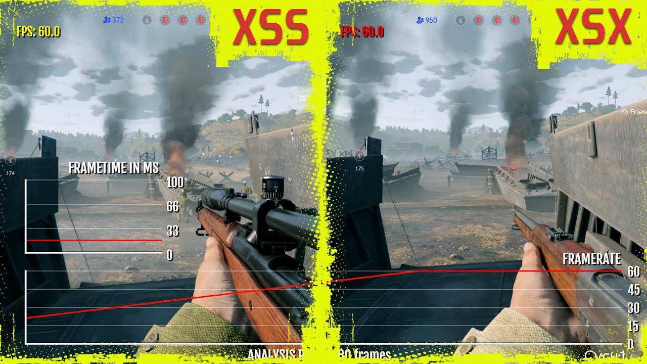 Enlisted Xbox Series S vs Xbox Series X Frame Rate Test Game videos