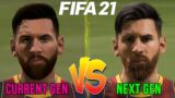 FIFA 21 NEXT GEN vs CURRENT GEN – PLAYERS REAL FACES COMPARISON | PS5 vs PS4