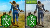 Fallout 4 Xbox Series X Comparison FPS Boost vs 60fps Mod
