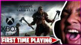 First Time Playing Assassin's Creed Valhalla Part 1 Xbox Series X Gameplay