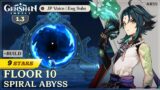 GENSHIN IMPACT 1.3 : 9 STARS FLOOR 10 SPIRAL ABYSS WITH XIAO + NINGGUANG [AR55] – JP VOICE ENG SUBS