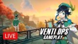 GENSHIN IMPACT Live – Venti & Xiao DPS Gameplay