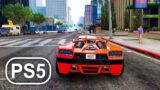 GTA 5 PS5 Gameplay Car Chase 4K ULTRA HD – Grand Theft Auto 5