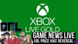 Game News Live – XBOX Live Price Hike Reversal