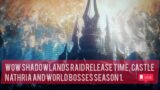 Game News: WoW Shadowlands raid release time, Castle Nathria and World Bosses Season 1.
