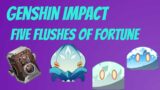 [Genshin Impact] Five Flushes of Fortune + Blue Monsters Locations