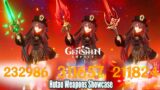 Genshin Impact – Hutao C0 Staff of Homa vs Jade Spear vs Deathmatch Damage Comparison