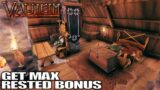Getting Max Rested Bonus in My New Bedroom | Valheim Gameplay | E48