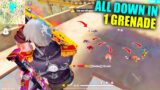 Grenade King In Factory Roof Free Fire | Impossible Booyah Moments | Garena Free Fire | P.K. GAMERS