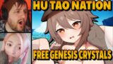 HU TAO NATION RISE UP! | FREE GENESIS CRYSTALS | GENSHIN IMPACT FUNNY MOMENTS PART 161