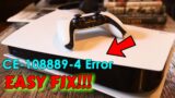 How To Fix PS5 CE-108889-4 Error | System Update Not Working