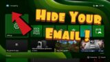How To Hide Your Email Address on the Xbox Series X/S Home Screen