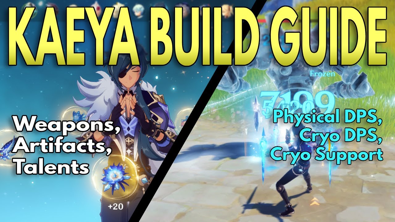 Kaeya Guide Genshin Impact : Build, Weapons And Artifacts   JeuMobicom