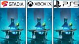 Little Nightmares 2 | STADIA – XBOX SERIES X – PS5 | Comparaison