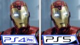 Marvel's Avengers | PS5 vs PS4 Pro | Graphics Comparison & FPS Test
