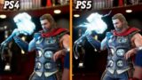Marvel's Avengers | PS5 vs PS4 | Update Patch | Gameplay & Graphics Comparison