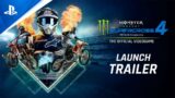 Monster Energy Supercross 4 – Launch Trailer | PS5, PS4