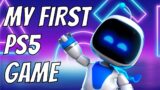 My First PS5 Game & First Impressions of PS5 Haptic Feedback | Astro's Playroom (Free PS5 Game)