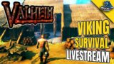 New Viking Survival Game: Valheim First Look Livestream [Viking Sim]