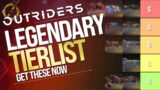 OUTRIDERS – DEMO LEGENDARY WEAPONS TIERLIST – Theorycraft (GET THESE GUNS BEFORE APRIL 1ST)