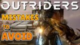 OUTRIDERS: Tips and Tricks, Beginners Guide and mistakes to avoid. Crafting, weapons, legendaries.